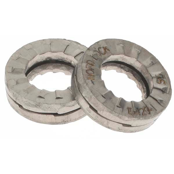 Wedge Lock Washer: 0.294" OD, 0.174" ID, Stainless Steel, 316L