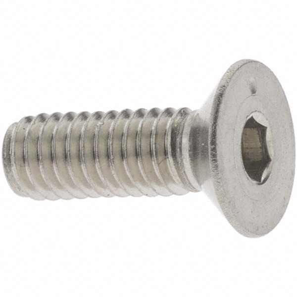 Value Collection - Flat Socket Cap Screw: M4x0.7, 316/Austenitic Grade ...