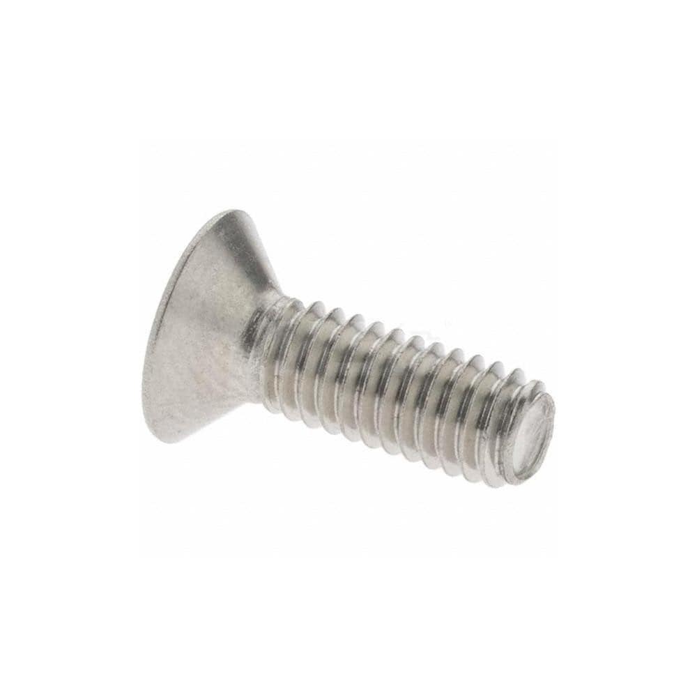 Value Collection - Flat Socket Cap Screw: M4x0.7, 316/Austenitic Grade ...