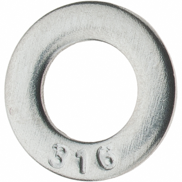 Value Collection M5 Screw Standard Flat Washer Grade 316 Stainless