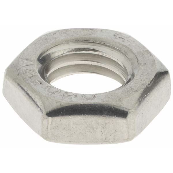 Value Collection Jam Nut M12x1.75, Grade 316 & Austenitic Grade A4
