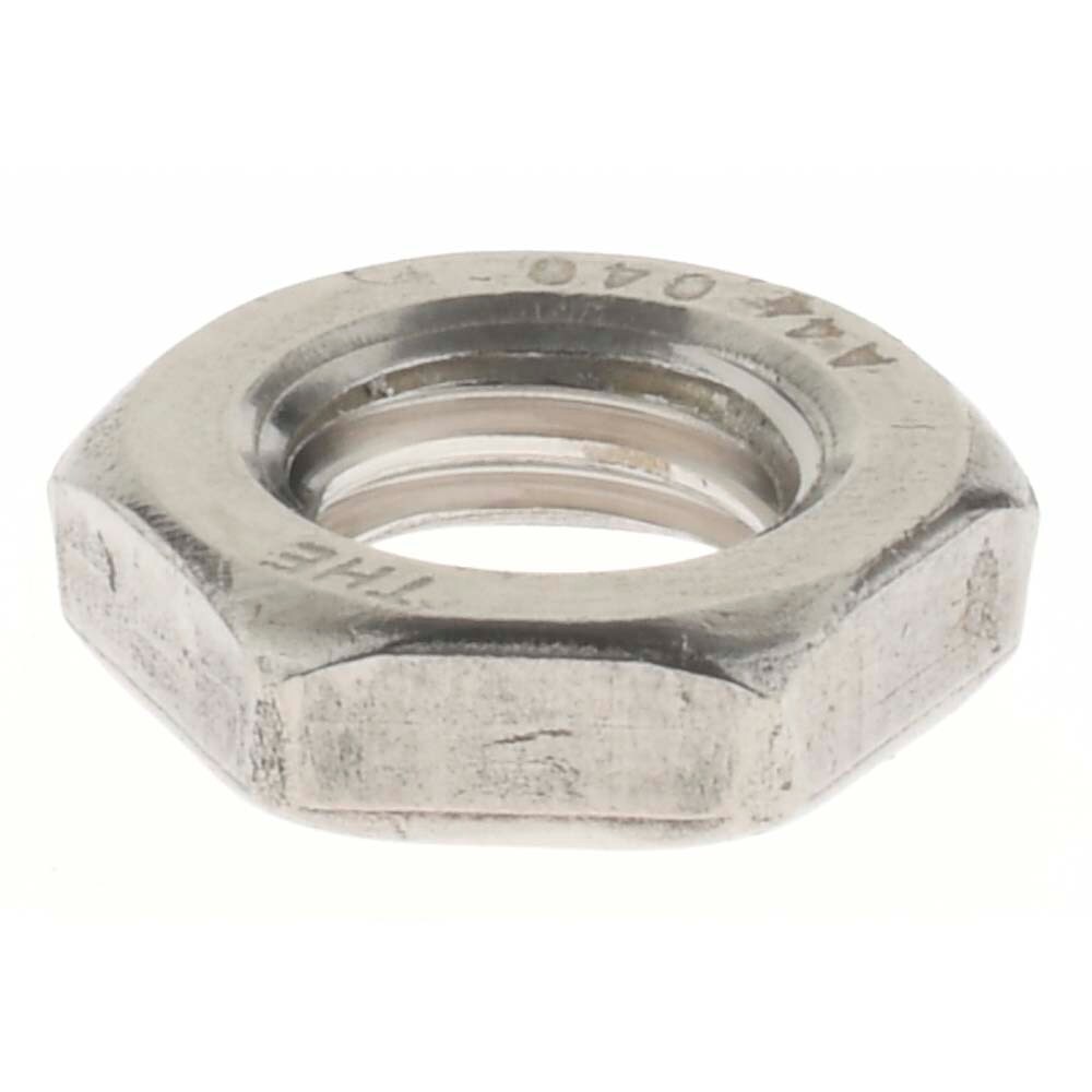 Hex Nut: M8 x 1.25, Grade 316 & Austenitic Grade A4 Stainless Steel, Uncoated