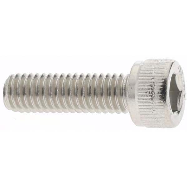 Metric Thread Set Screw NGe 50Pcs M6 x 6mm 1mm-Pitch Stainless Steel Socket Hex Grub Screw Internal Hex Drive Cup-Point 