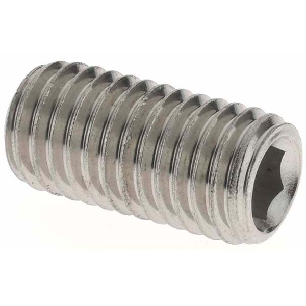 Value Collection - Set Screw: M12 x 1.75 x 25 mm, Cup Point, Stainless ...