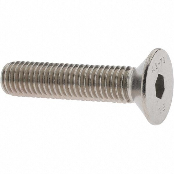 Value Collection - Flat Socket Cap Screw: M10x1.5, 18-8/Austenitic ...