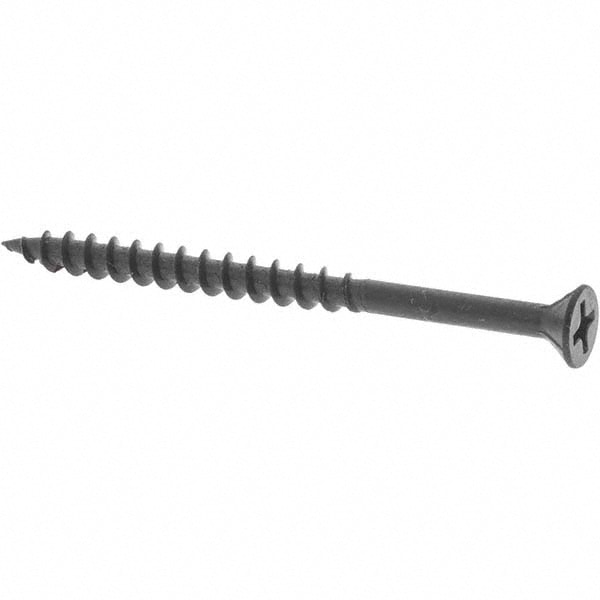 #8, 2-1/2" OAL, Phillips Drive Flat Head, Steel Drywall Screws