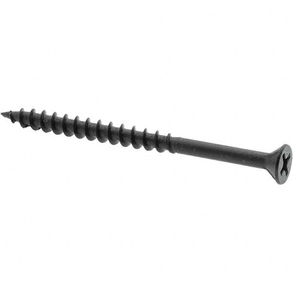 #8, 2-1/2" OAL, Phillips Drive Flat Head, Steel Drywall Screws