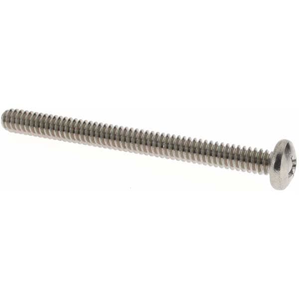 Machine Screw: #10-24 x 2-1/4", Pan Head, Phillips