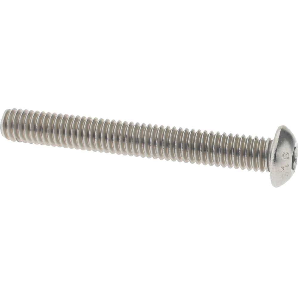 Value Collection Button Socket Cap Screw: 5/16-18 x 2-1/2, Stainless Steel  70973136 MSC Industrial Supply