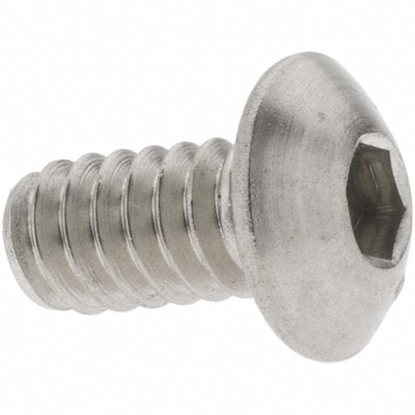 Value Collection - Button Socket Cap Screw: #10-24 x 3/8, Stainless ...