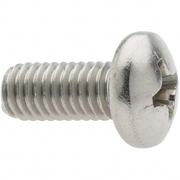 Machine Screw: #10-32 x 7/16", Pan Head, Phillips