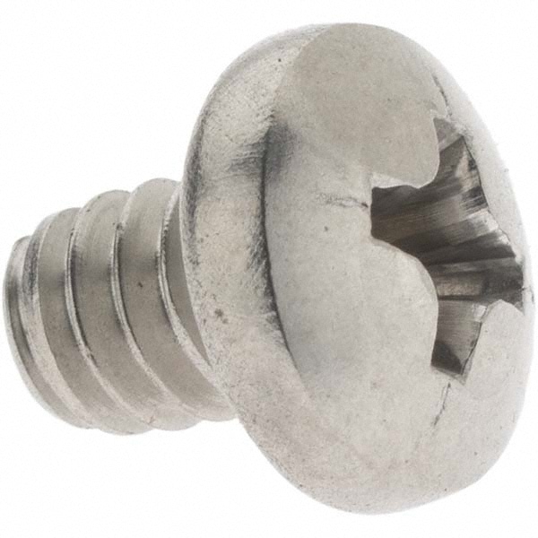 Machine Screw: #10-24 x 1/4", Pan Head, Phillips