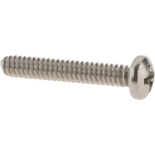 Machine Screw: #6-32 x 7/8" Length Under Head, Pan Head, Phillips