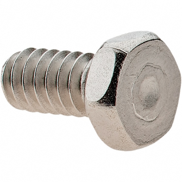 Machine Screw: #10-24 x 3/8", Hex Head, Hex