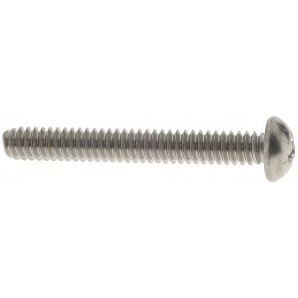 Machine Screw: #10-24 x 1-1/2", Round Head, Phillips