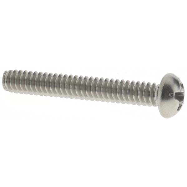 Machine Screw: #6-32 x 1", Round Head, Phillips