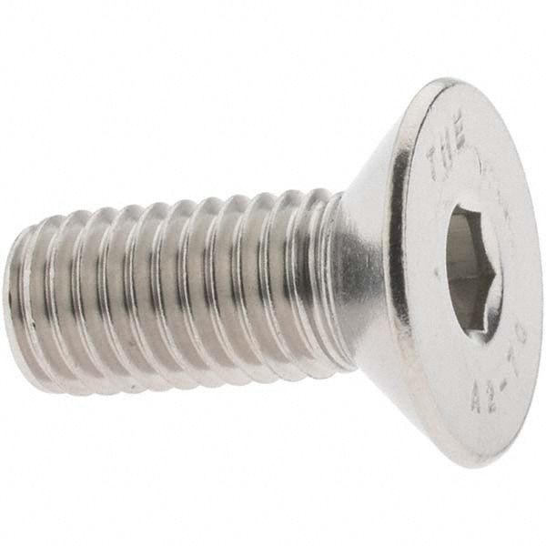 Value Collection - Flat Socket Cap Screw: M10x1.5, 18-8 Austenitic 