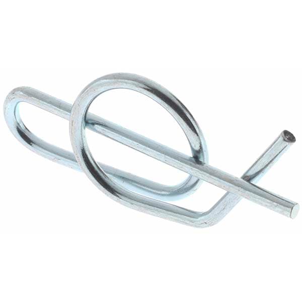 3/8" Shaft Diam, 1.214" Long, 0.054" Wire Diam, Locking Cotter Pin