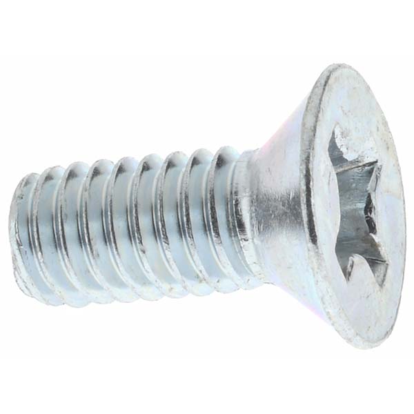Machine Screw: 5/16-18 x 3/4" OAL, Flat Head, Phillips
