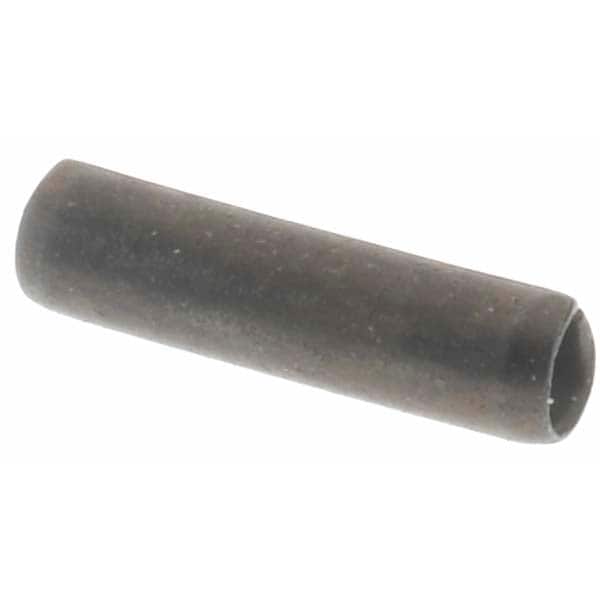 Slotted Spring Pin: 8 mm Long, Steel