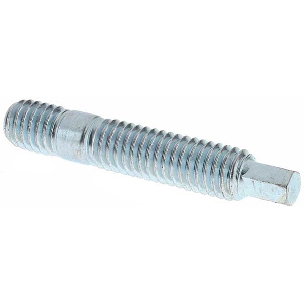 Unequal Lengths Threaded Stud: 3/8-16 Thread, 2-7/32" OAL