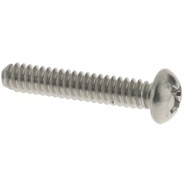 Machine Screw: #6-32 x 3/4", Round Head, Phillips