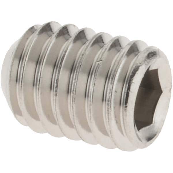 Value Collection Set Screw: 3/8-16 x 1/2″, Cup Point, Stainless Steel,  Grade 18-8 70979547 MSC Industrial Supply