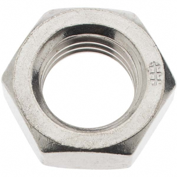 1-8 UNC Stainless Steel Right Hand Hex Jam Nut