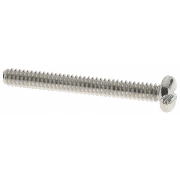 Machine Screw: #4-40 x 1" Length Under Head, Pan Head, Slotted