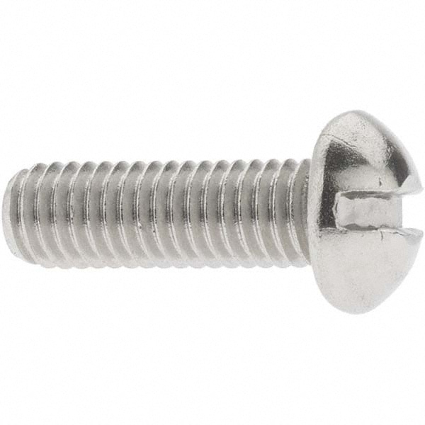 Machine Screw: #10-32 x 5/8", Round Head, Slotted