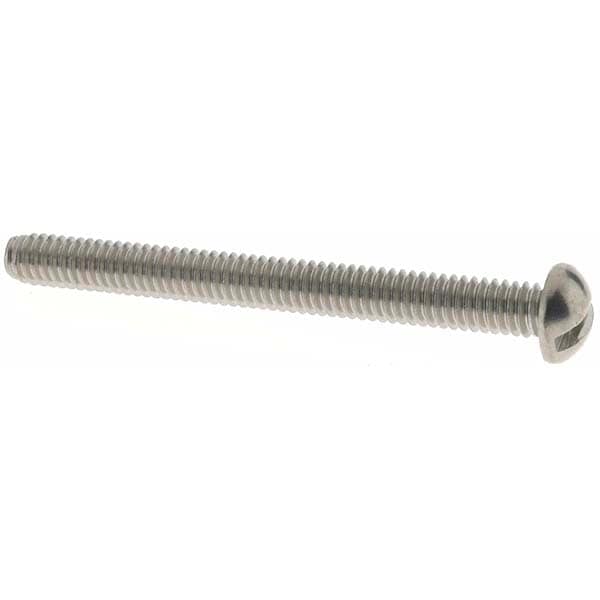 Machine Screw: #8-32 x 1-3/4", Round Head, Slotted