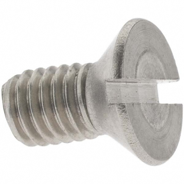 Machine Screw: #10-32 x 3/8", Flat Head, Slotted