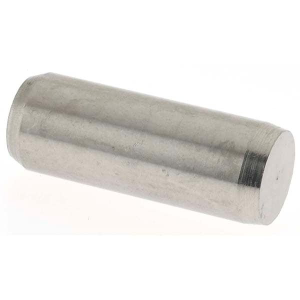 Standard Pull Out Dowel Pin: 3/8 x 1", Stainless Steel, Grade 18-8, Bright Finish