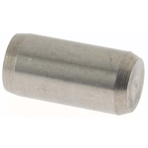 Dowel Pin: 3/8 x 3/4", Stainless Steel, Grade 18-8, Bright Finish