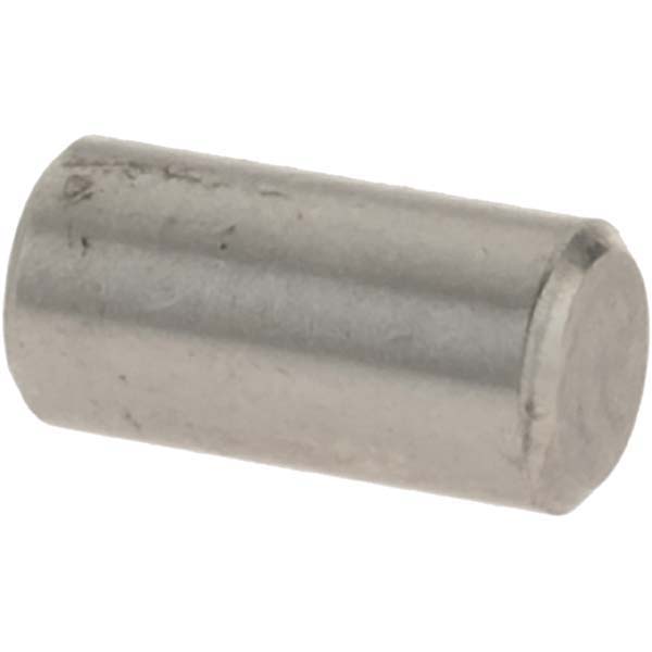 Standard Pull Out Dowel Pin: 3/16 x 3/8", Stainless Steel, Grade 18-8, Bright Finish