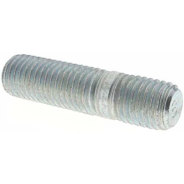 Unequal Lengths Threaded Stud: 3/4-10 Thread, 3" OAL