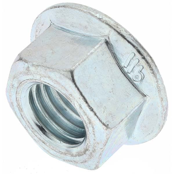 M12, 26mm Flange Diam, 12mm High, 18mm Across Flats, Flange Nut