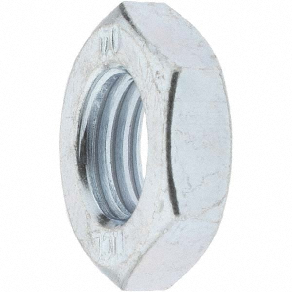 Platonix 5/8-18 Finished Hex Jam Nut Fine Thread Zinc Plated Grade 2 (250 Pack)