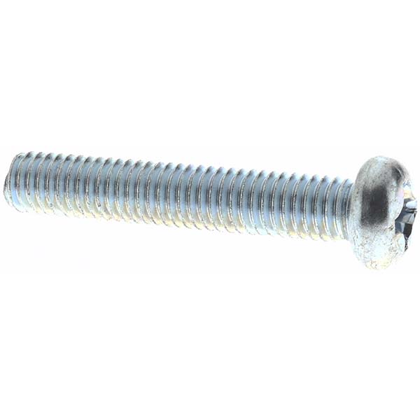 Machine Screw: M6x1 x 35.00 mm Length Under Head, Pan Head, Phillips
