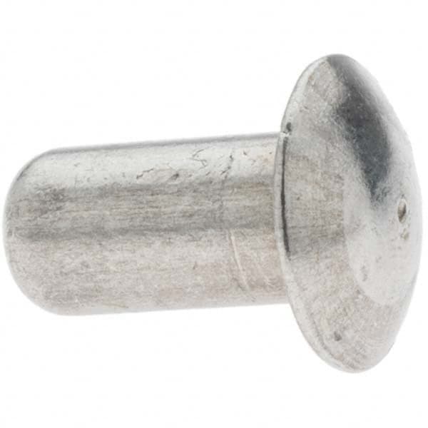 RivetKing® - 3/16″ Body Diam, Flat Stainless Steel Solid Rivet - 67622969 -  MSC Industrial Supply
