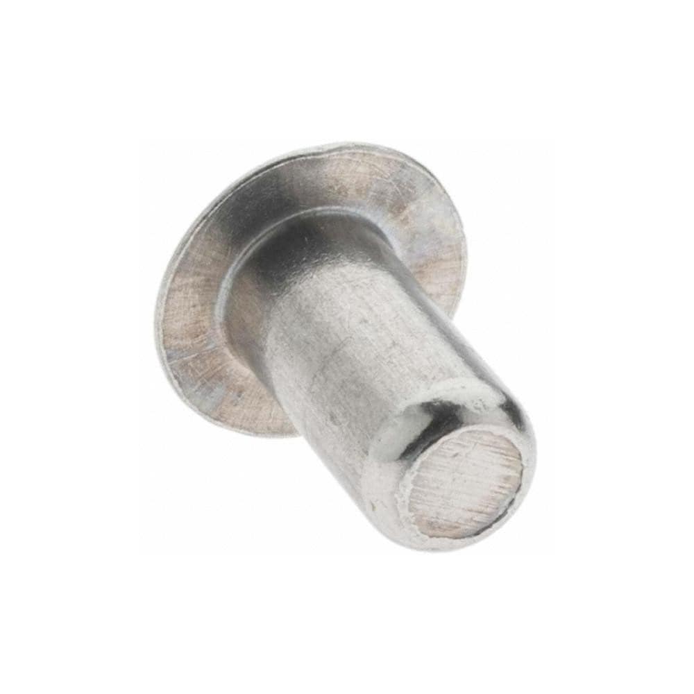 Value Collection - 1/4″ Body Diam, Brazier Aluminum Solid Rivet - 70986476  - MSC Industrial Supply