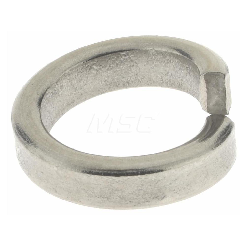 #4 Split Ring Lock Washers (Pack Of 100) - 18-8 Stainless Steel, 0.209" OD