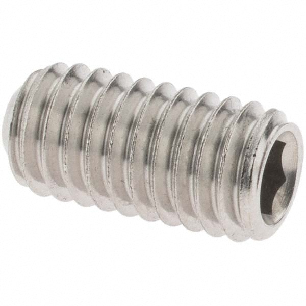 Value Collection - Set Screw: M6 x 1.00 x 12 mm, Cup Point, Stainless ...