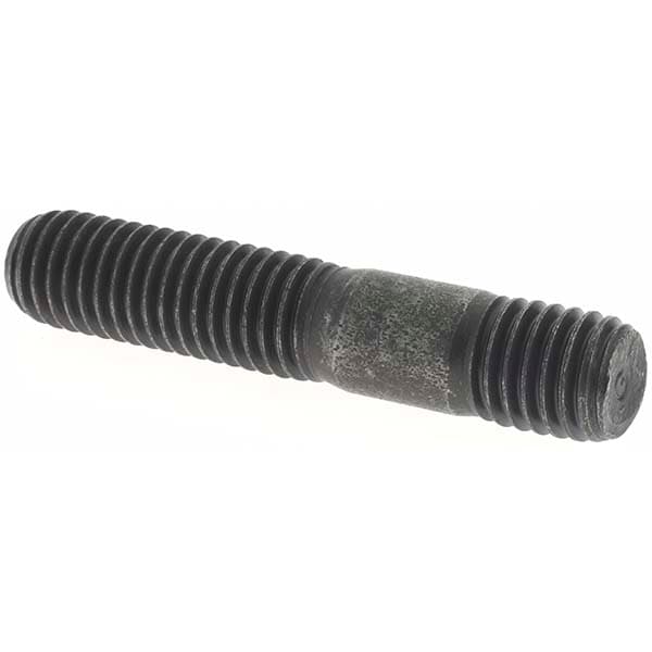Unequal Double Threaded Stud: M10 x 1.5 Thread, 52 mm OAL