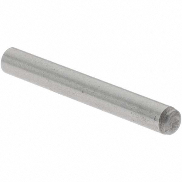 Precision Dowel Pin: 3 x 24 mm, Steel, Grade 8, Bright Finish