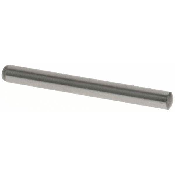 Precision Dowel Pin: 2 x 20 mm, Steel, Grade 8, Bright Finish