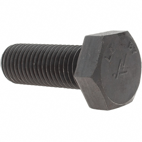 Hex Head Cap Screw: 3/4-10 x 4-1/2", Grade B7 Steel, Uncoated