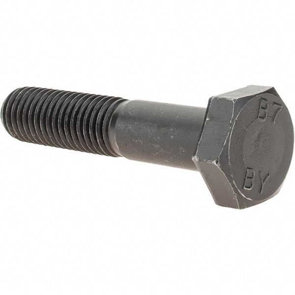 Hex Head Bolt: 5/8-11, 3" Length Under Head, Alloy Steel, Grade B7