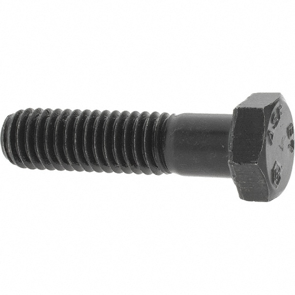 Hex Head Bolt: 3/8-16, 1-1/2" Length Under Head, Alloy Steel, Grade B7