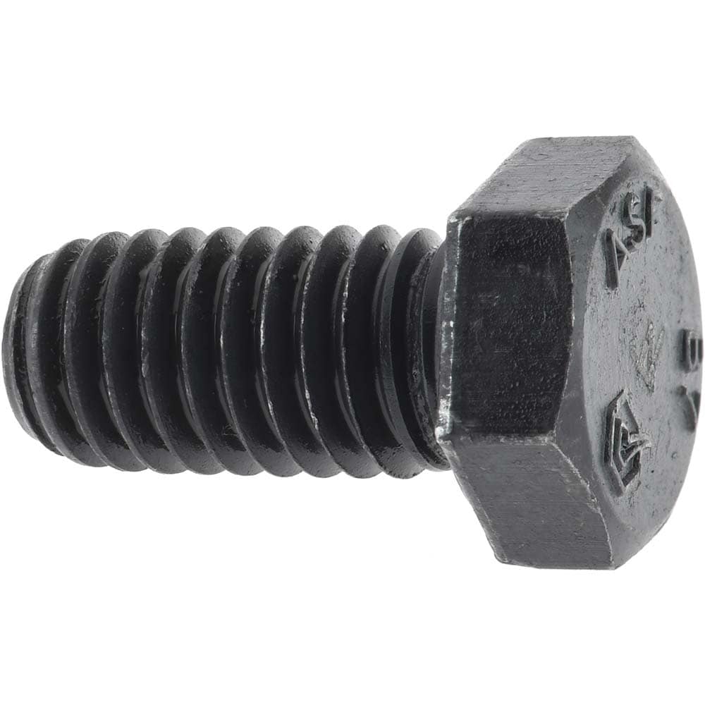 Hex Head Bolt: 3/8-16, 3/4" Length Under Head, Alloy Steel, Grade B7